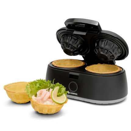 Doppelte Waffelschalenmaschine, 1000 W, Antihaftbeschichtung, Schwarz