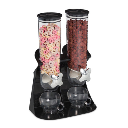 Double cereal dispenser