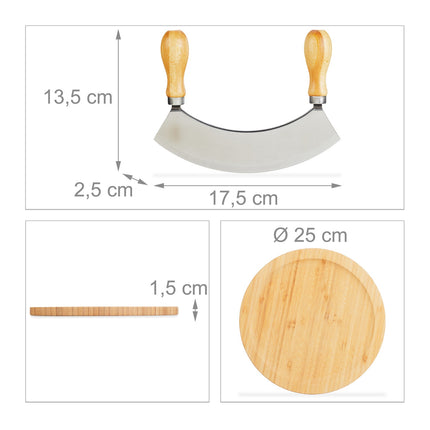 Couteau à découper à double revêtement avec planche XL