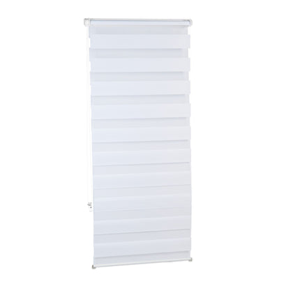 Double roller blind Klemmfix without drilling in white