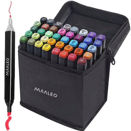 Doppelseitige Marker/Stifte - Set mit 40 Stück 22810 