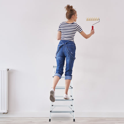 Double-sided stepladder