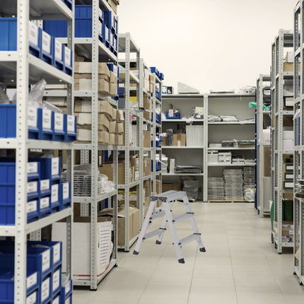 Double-sided stepladder
