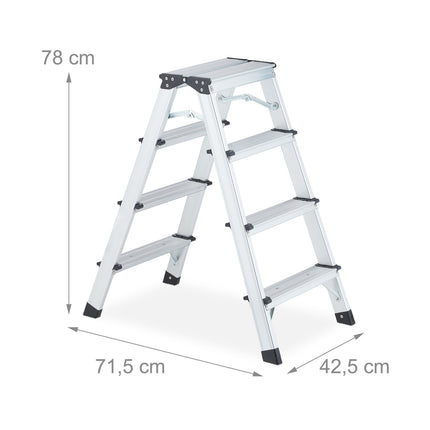 Double-sided stepladder
