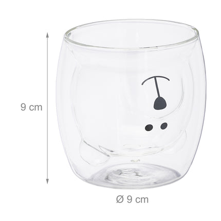 Verres à double paroi « Isbjörn » - lot de 3