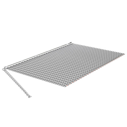Drag Harrow Mat 5x3 Ft, Galvanized Steel, Towing Chain