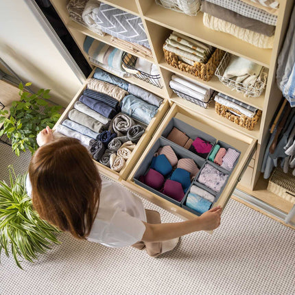 Schubladen-Organizer-Set, 8-teilig, faltbare Aufbewahrungsboxen