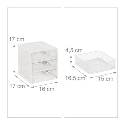 Zásuvkový box se 3 přihrádkami