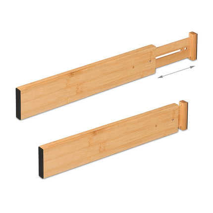 Drawer dividers in bamboo, 10 parts