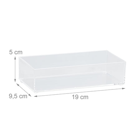 Schubladenteiler transparent