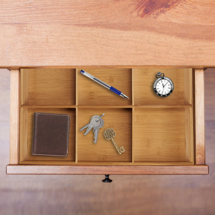 Drawer insert bamboo set of two