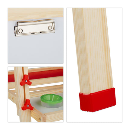 Drawing easel for children with whiteboard