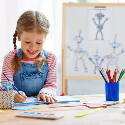Drawing easel for children with whiteboard