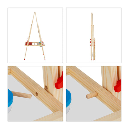 Drawing easel for children with whiteboard