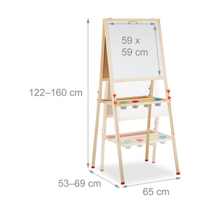 Drawing easel for children with whiteboard