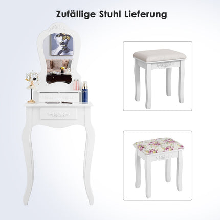 Dressing table vanity table cosmetic table with mirror