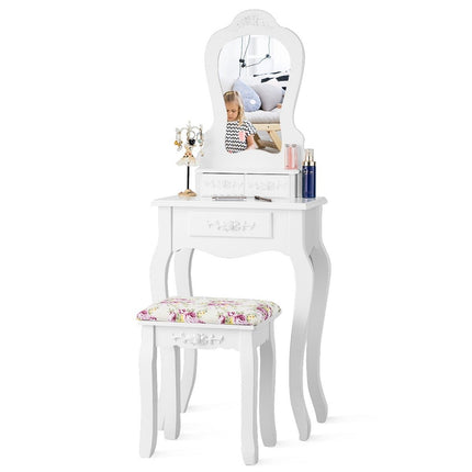 Dressing table vanity table cosmetic table with mirror