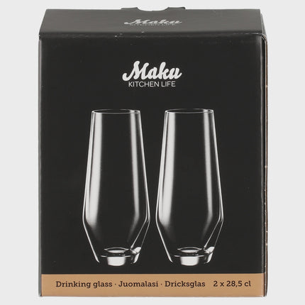 Drinking Glass Set, 28.5cl, Dishwasher Safe, 2-Pack