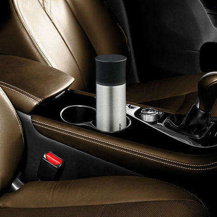 Drinking bottle 300 ml in stainless steel with mug