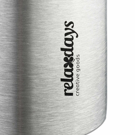 Drinking bottle 300 ml in stainless steel with mug