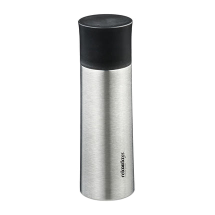 Drinking bottle in stainless steel 400 ml with cup