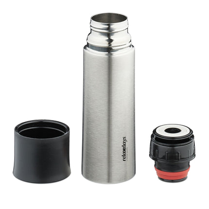 Drinking bottle in stainless steel 400 ml with cup