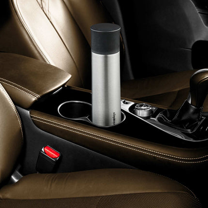 Drinking bottle in stainless steel 500 ml with cup