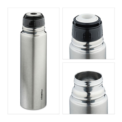 Trinkflasche aus Edelstahl 750 ml mit Becher