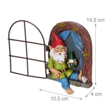 Nain buveur à la fenêtre