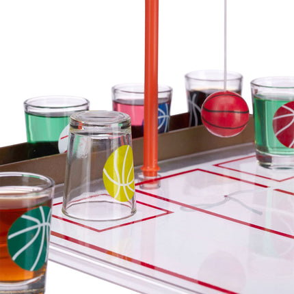Drinking game with basketball