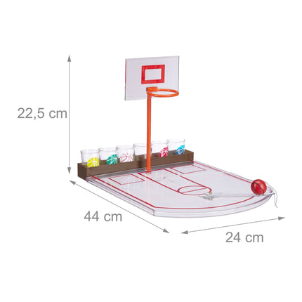 Drinking game with basketball