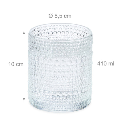 Trinkglas Tropfen 4er Set