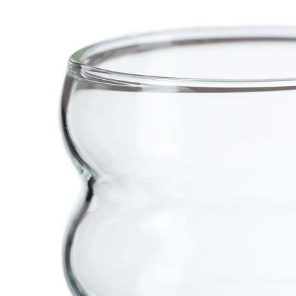 Lot de 4 verres à boire en forme de vague