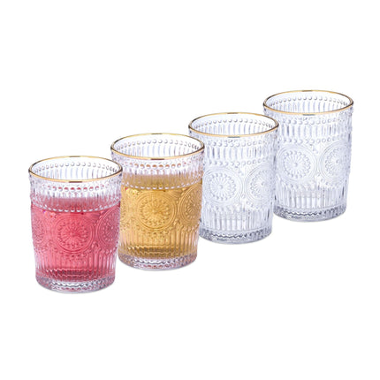 Drinking glasses vintage 30 cl set of 4