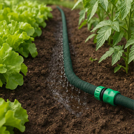 Tropfbewässerungsschlauch für Hecken und Beete, wassersparend