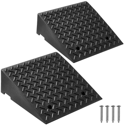Driveway Curb Ramp 2-Pack, 7000 lb, 7 in Rise