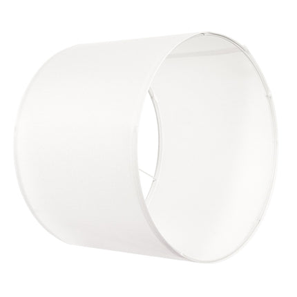 Drum Lamp Shades Set of 2, 16x16x12 in, Off-White Linen