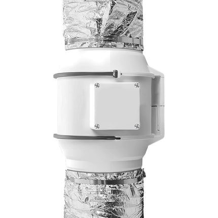 Dryer Vent Hose 8-Inch x 25-Ft, R-6 Insulated, 2 Clamps