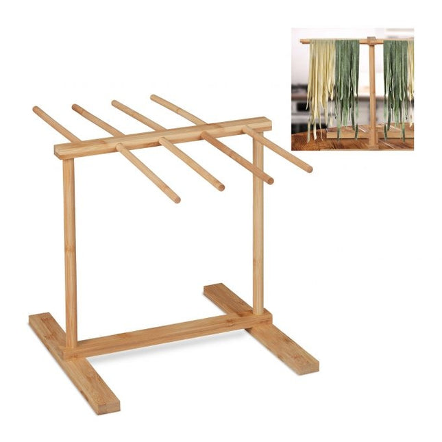 Drying rack for pasta with 8 arms