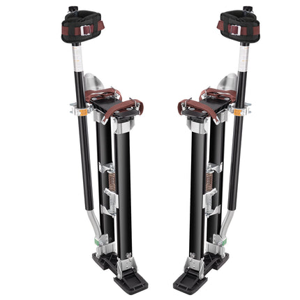 Drywall Stilts, Adjustable 24-40 In, Aluminum 228 Lb