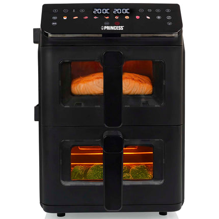 Doppelkorb-Heißluftfritteuse, 2x5L, 3000W