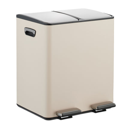 Dual Compartment Pedal Bin – 2x15L Capacity