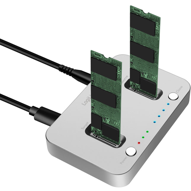 Dual M.2 NVMe SSD-Dockingstation USB 3.2 Gen 2