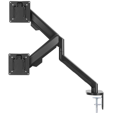 Dual Monitor Mount, Gas Spring, 13-35 in, 12 kg