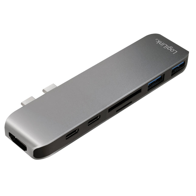 Dual USB-C 7-in-1 Hub PD 100W