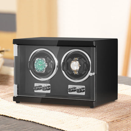 Dual Watch Winder, Quiet Japanese Motors, Blue LED