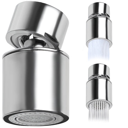 Dual-function aerator with a joint