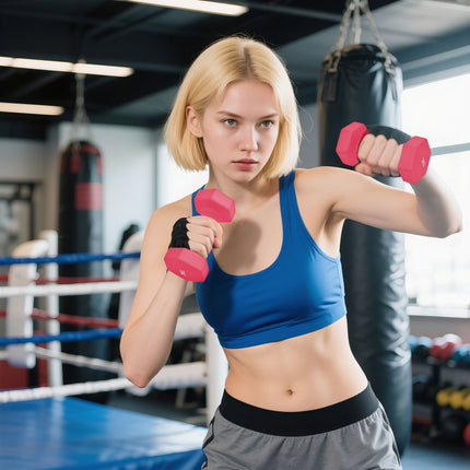 Dumbbell Set with Rack – 1kg, 3kg, 5kg Weights