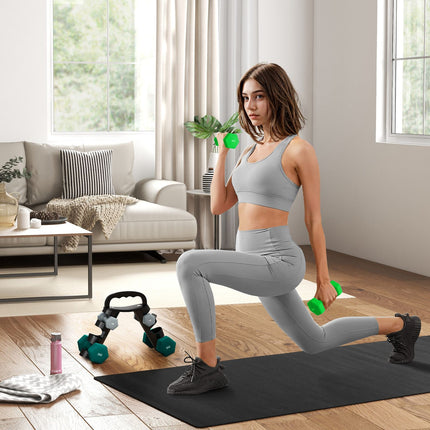 Verstellbares Kurzhantel-Set mit Ständer - Fitness für Zuhause