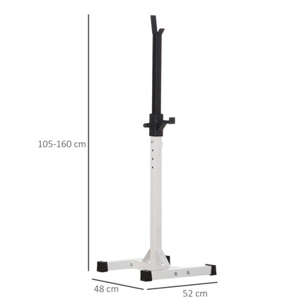 Verstellbare Hantel- und Langhantelablage, 105-160 cm, 150 kg Tragkraft